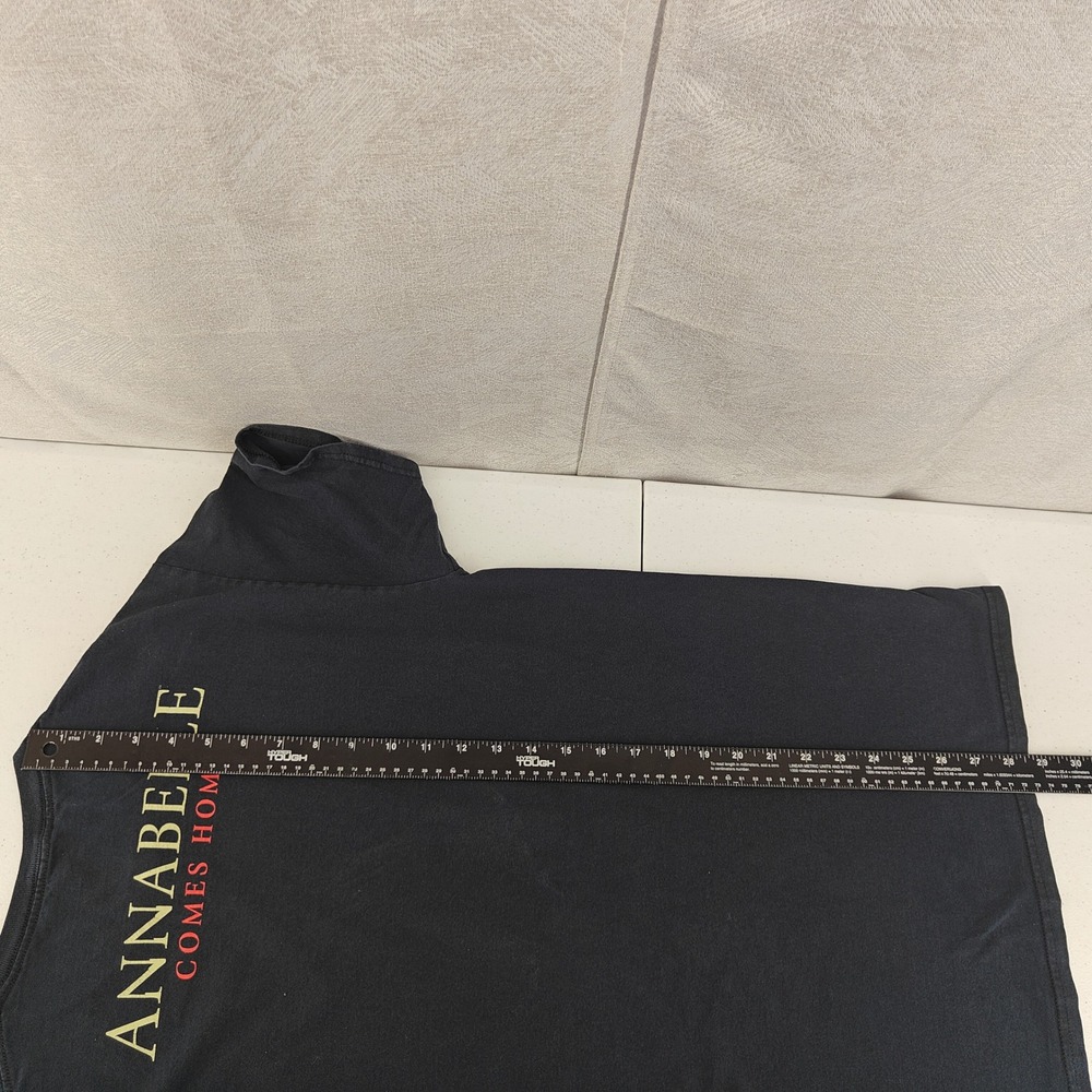 Annabelle Comes Home Shirt Mens Medium Black Graphic Horror Movie Promo Tee - Picture 9 of 11